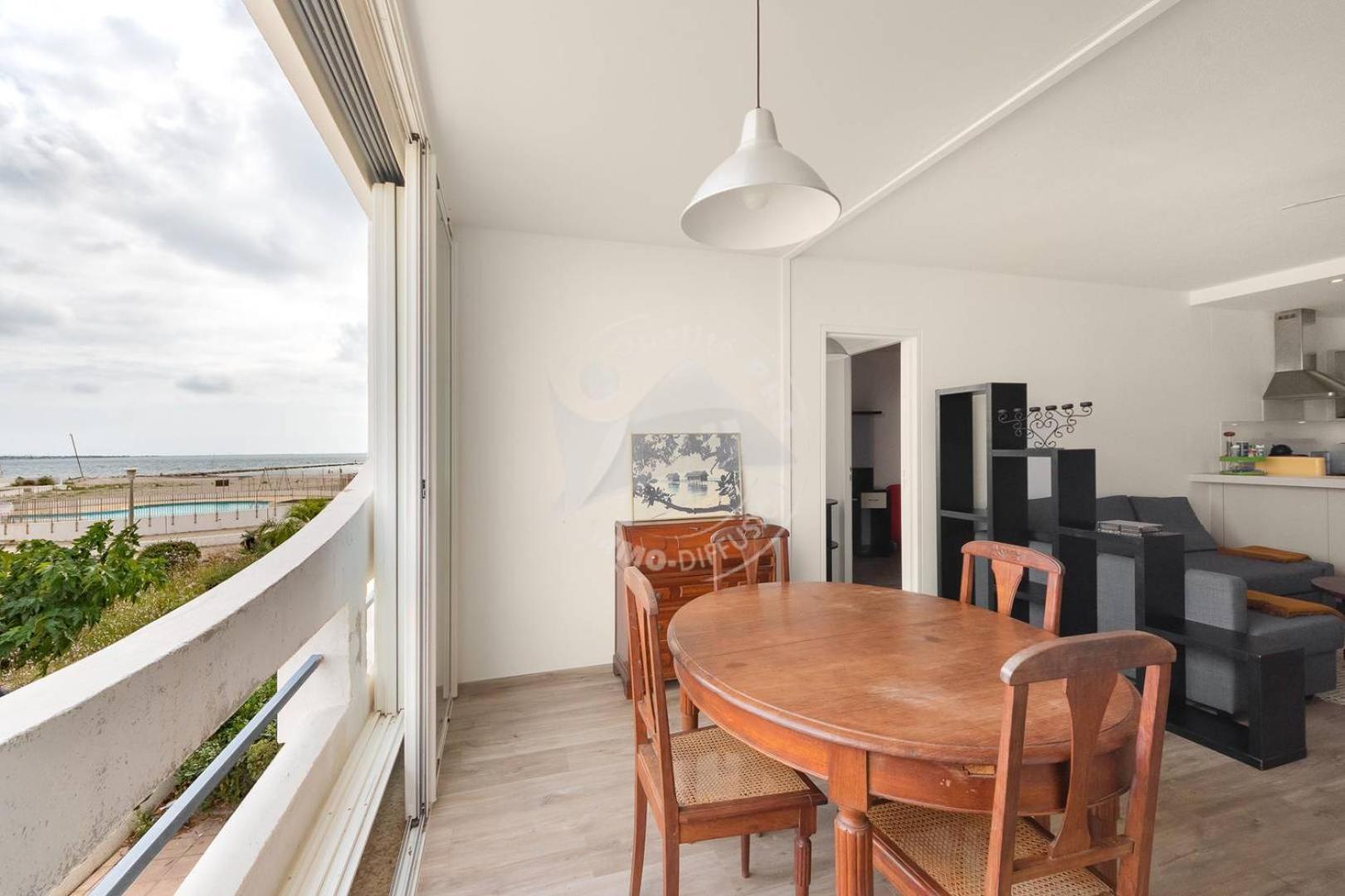 As17378 - P4 Dans Une Residence Sur La Plage Avec Vue Mer Et Piscine Le Grau-du-Roi Exterior foto